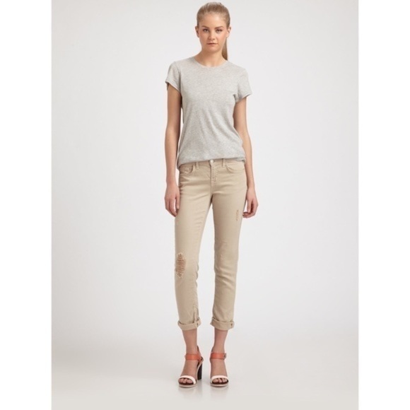 J Brand Aidan Distressed Boyfriend Jeans - Picture 1 of 8